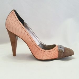 Dumond 37/US 6.5,7 Coral/Brown Leather S8-7